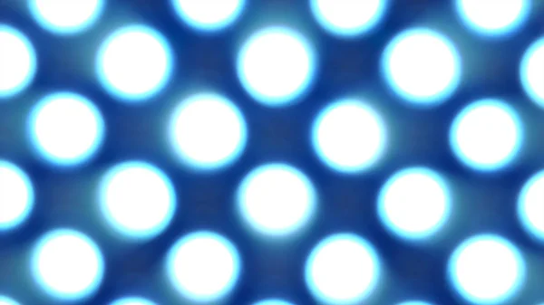 LED bright rotating panel in blue in defocus — Stock Photo, Image