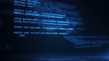 Kod programlama bilgisayar ekranında terminal çalışır.