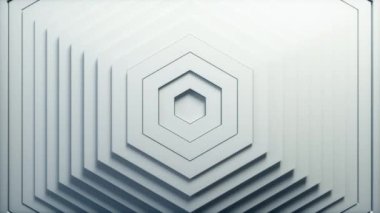 Özet efektli soyut altıgen deseni