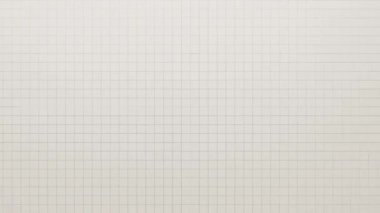 Hareket eden beyaz küplerle soyut dalga arkaplanı. Rastgele kutular ve sütunlarla Geometrik konsept. Hareket tasarım şablonu. Kusursuz döngü 4k 3D görüntüleme. Teknoloji kompozisyonu. Radikal dalgalanma.