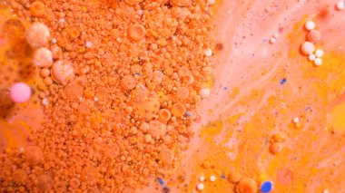 Renkli akrilik kabarcıklar. Soyut mürekkep tasarımı şablonu karışık doku arkaplanı. Sıvı renk arka planı. Duvar kağıdı deseni. Yağ posteri. Tasarım şablonu. Akışkan sanat