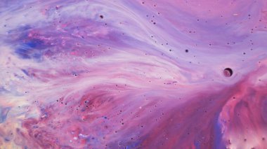 Çok renkli yağ mürekkepleri soyut bir kalıpla karıştırılmış. Akrilik dolum