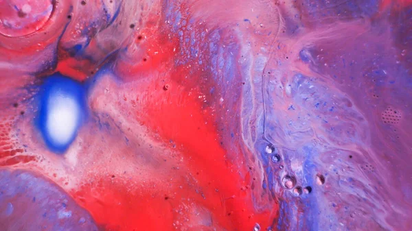 Veelkleurige Olie Inkten Gemengd Een Abstract Patroon Acrylvulling — Stockfoto