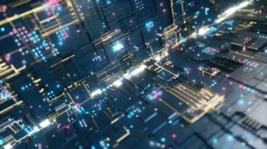 Soyut büyük veri transferi. İkili işlem bilgisayar ana kartı tarafından yapılır. Sunucu kodunun gelecekteki işleyişi. Bokeh 'in mavi teknoloji geçmişi. Kusursuz 3D döngü oluşturucu