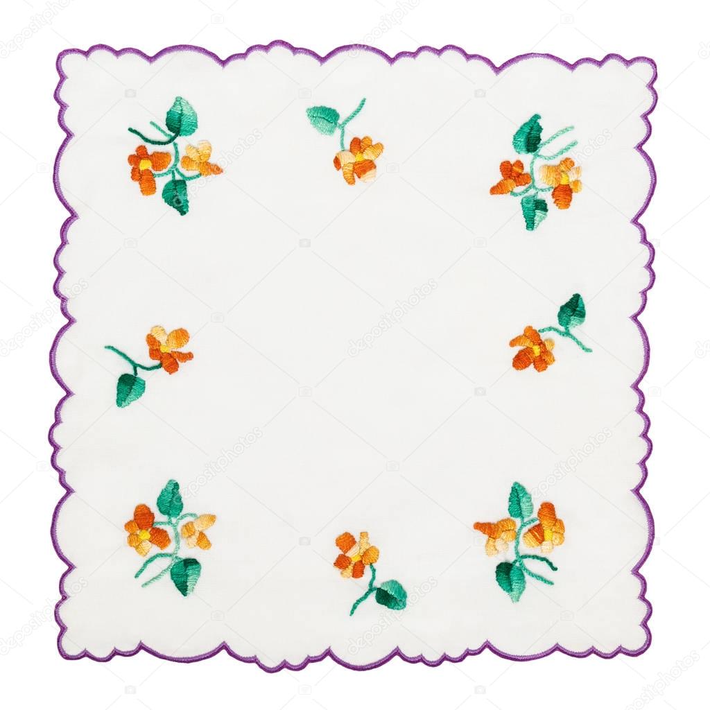 Hungarian embroidered tablecloth