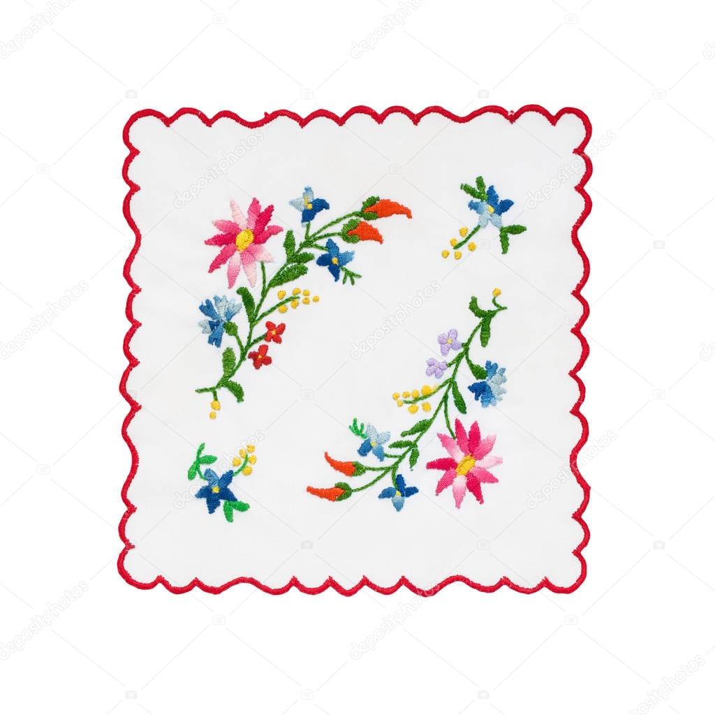 Embroidered Hungarian tablecloth