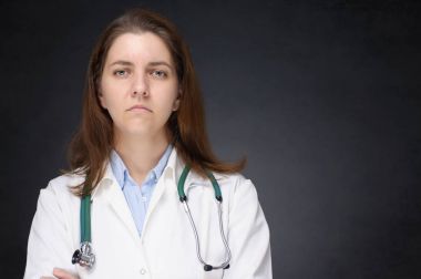 Üzgün, hayal kırıklığına doktor