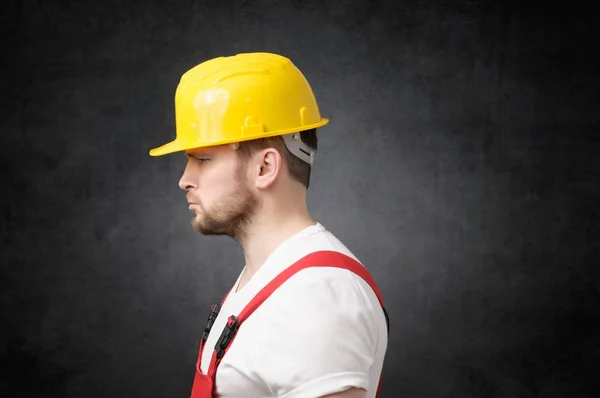 Frustrated construction worker — Stock Photo, Image