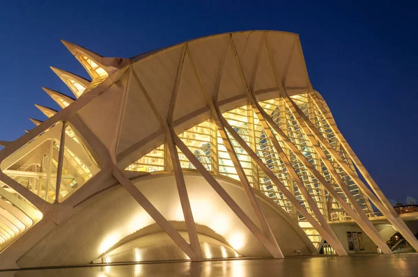 Museum der wissenschaft in valencia, spanien — Stockfoto