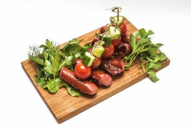 sebzeli ızgara sosis 