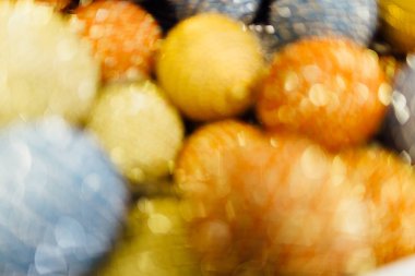 Bulanık soyut Noel süs