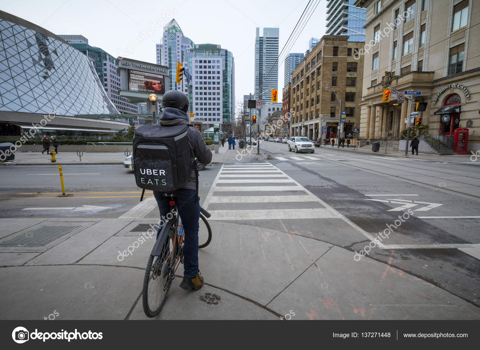 uber eats delivery bike app