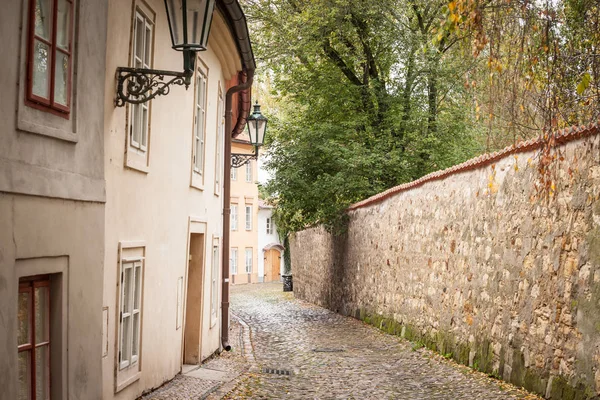 Novy Svet Street Une Rue Pavée Pittoresque Vide Médiévale Étroite — Photo