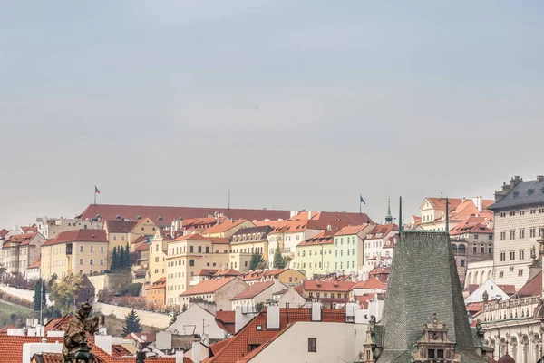 Panorama Colline Château Prague Prazsky Hrad Également Appelée Hradcany République — Photo