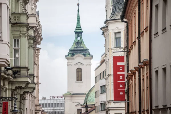 Brno Çek Cumhuriyeti Kasım 2019 Brno Şehrinin Resmi Logosuyla Şehir — Stok fotoğraf