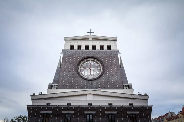 Kostel Nejsvetejsiho Srdce Pane Praga También Llamada Iglesia Del Corazón —  Fotos de Stock