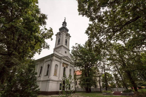 Iglesia Ortodoxa Serbia Alibunar Una Antigua Iglesia Austrohúngara Del Siglo — Foto de Stock