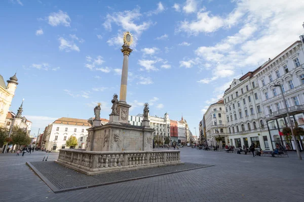 Brno Czechia Novembro 2019 Namesti Svobody Também Chamado Praça Liberdade — Fotografia de Stock