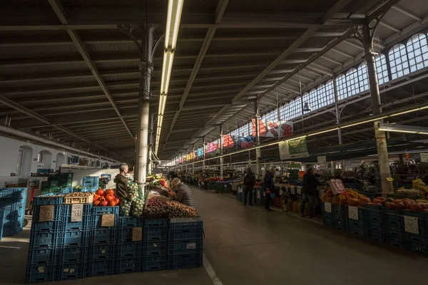 Prague Czechie 1Er Novembre 2019 Intérieur Hall Principal Marché Holesovice — Photo