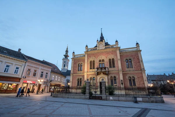 Novi Sad Serbia November 2016 Vladicanski Dvor Biskopspalatset Med Sin — Stockfoto