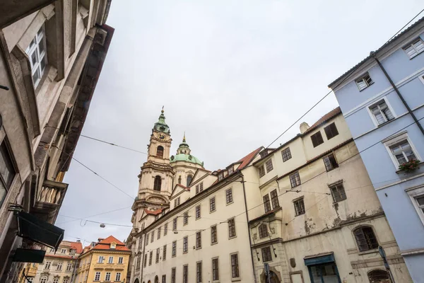 Igreja São Nicolau Também Chamada Kostel Svateho Mikulase Praga República — Fotografia de Stock