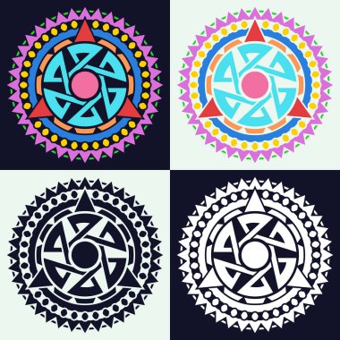 Soyut Dairesel Desen