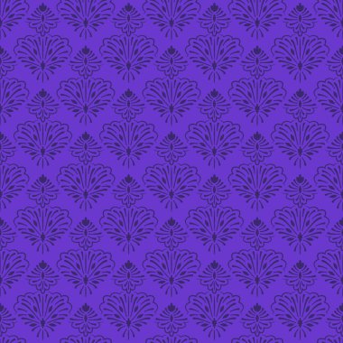 Dikişsiz vektör çiçek duvar kağıdı