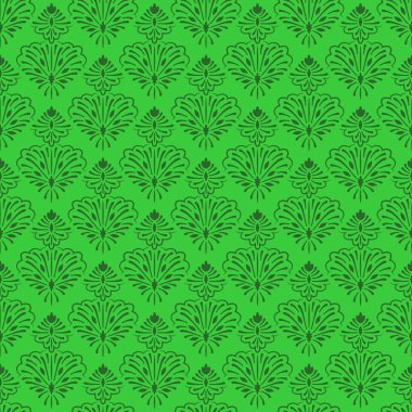 Dikişsiz vektör çiçek duvar kağıdı