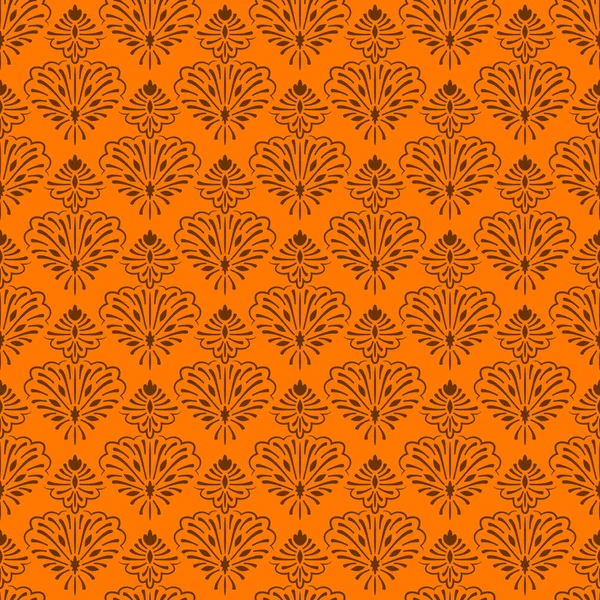 Fond d'écran floral vectoriel sans couture — Image vectorielle
