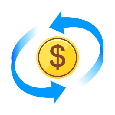 Amerikan doları Usd parası. Oklu Para Vektörü resimlerini ticarete dök