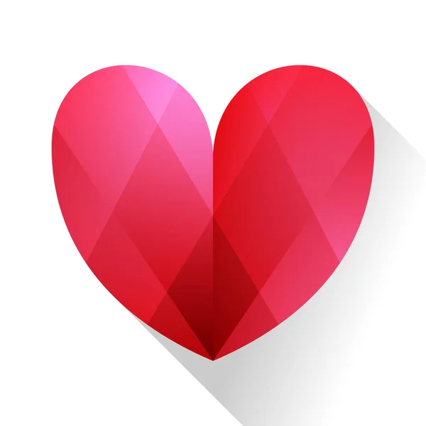 Küçük Aşk Ikonu Kalp Atışı Pembe Çizimler — Stok Vektör