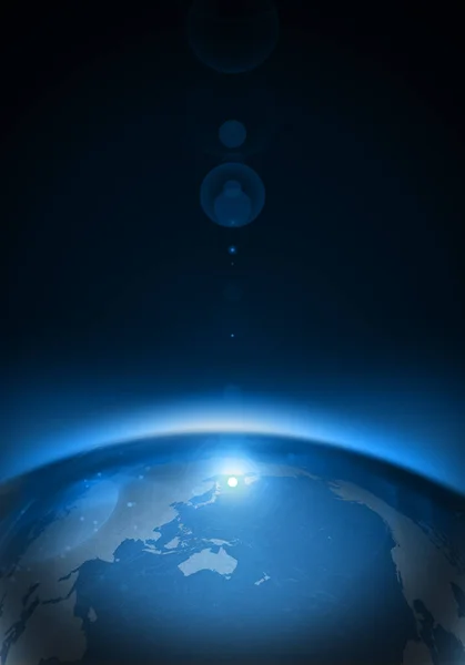 Изображение Синего Фона Земли — стоковое фото