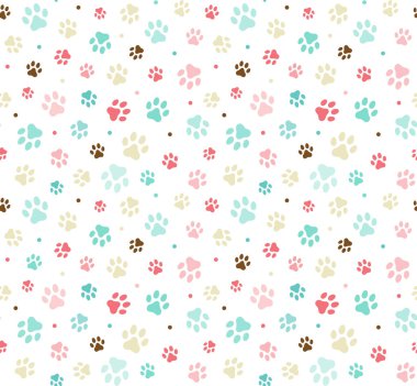 Köpek pençesi izi yok. Tasarımınız için şablon