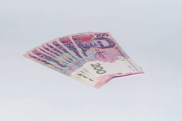 Ukrayna Hryvnia Parası. Nakit para. Ukrayna Hryvnia Para Banknotları