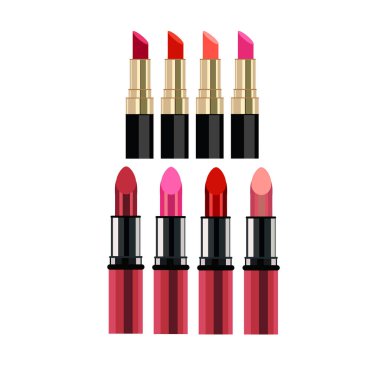 ruj kırmızı moda güzellik vektör makyaj 