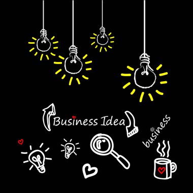 iş bilgisayar vektör Resepsiyon simge büro