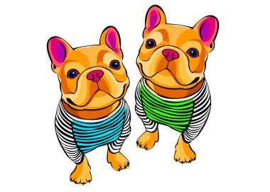 köpek, vektör, doğurmak, şirin, Evcil Hayvan, hayvan, bulldog, Fransız