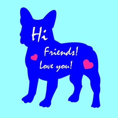 köpek vektör doğurmak şirin evde beslenen hayvan hayvan bulldog Fransız