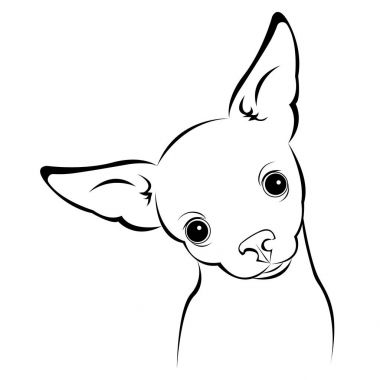 köpek vektör komik küçük ev kulaklı arka plan