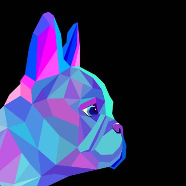 köpek vektör doğurmak şirin evde beslenen hayvan hayvan bulldog Fransız