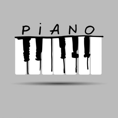 piyano, müzik, müzik, vektör, illüstrasyon, anahtar, enstrüman, klavye, ses, oktav