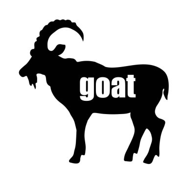 keçi, illüstrasyon, hayvan, vektör, simge, memeli, tasarım, sembol, öğe, çiftlik