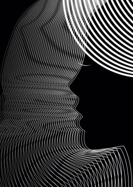 satır yüz simgesi simgesi baş kroki