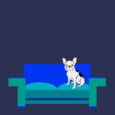 köpek vektör doğurmak şirin evde beslenen hayvan hayvan bulldog Fransız