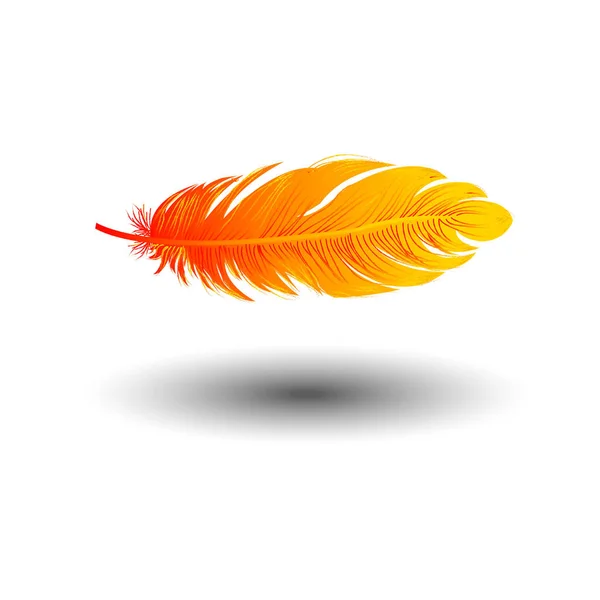 Pluma vector ilustración arte icono pluma — Vector de stock