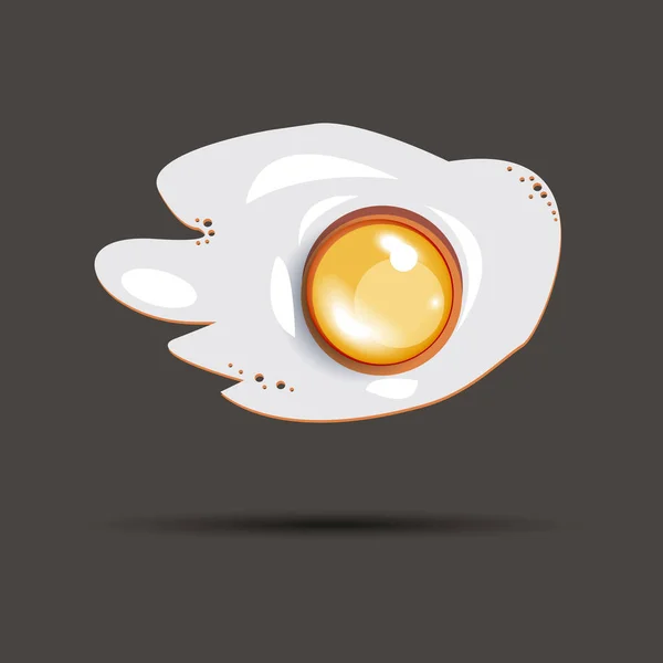 Oeufs de petit déjeuner. pour cuisiner un repas. délicieux et satisfaisant — Image vectorielle