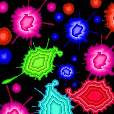 vektör boya tasarım öğesi mürekkep damla sıçrama soyut illüstrasyon sanat