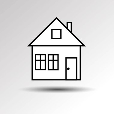 anahtar evi vektör simge kapı kilit simgesi