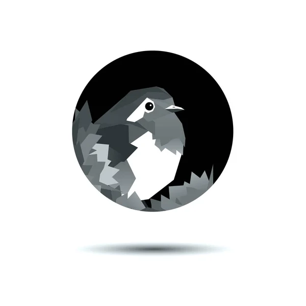 Vector naturaleza ilustración aves arte diseño gráfico — Vector de stock