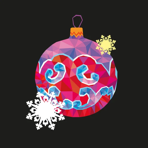 Bombki. świąteczne, dekoracja, wakacje, roku — Wektor stockowy